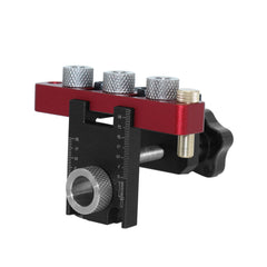 Adjustable 8/15mm Metal Bushings for Accurate Drilling Alignment - 6061 Aluminum, Includes Doweling Jig Set