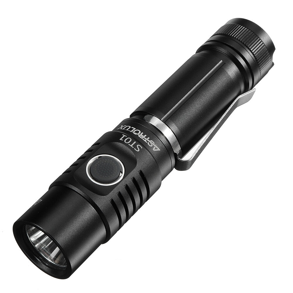 3500lm Compact EDC 21700 Flashlight 4 Modes Basic UI USB Rechargeable Ultra-bright Mini LED Torch Clip Pocket Light