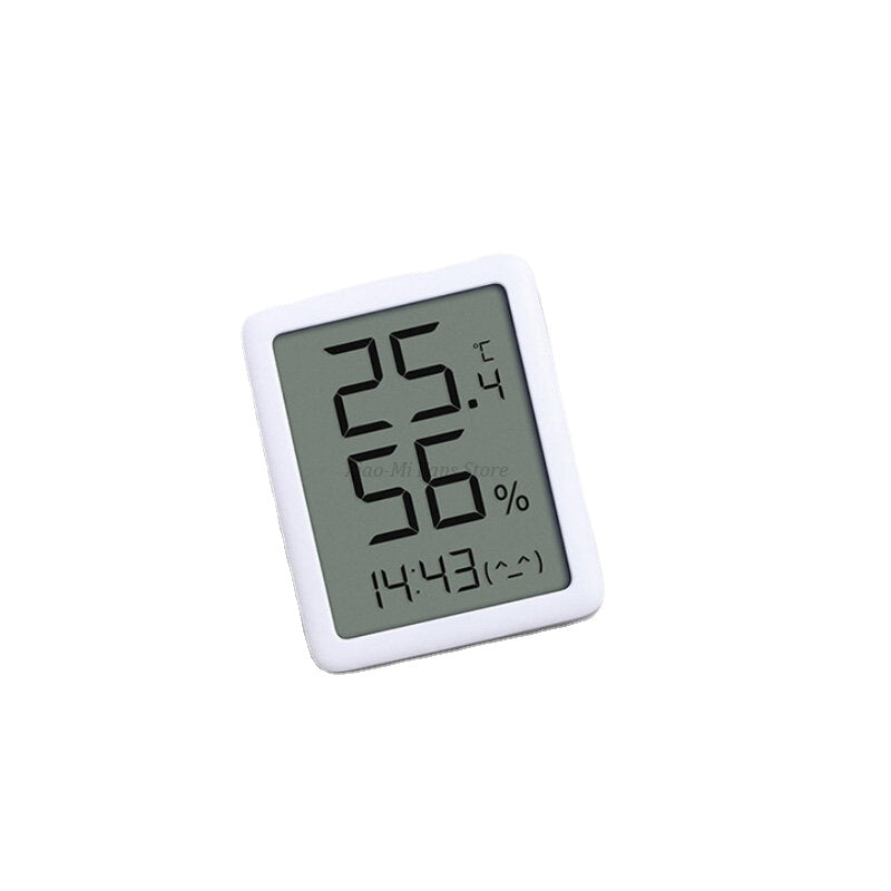 2PCS Miaomiaoce E-ink Screen LCD Large Digital Display Thermometer Hygrometer Clock Temperature Humidity Sensor
