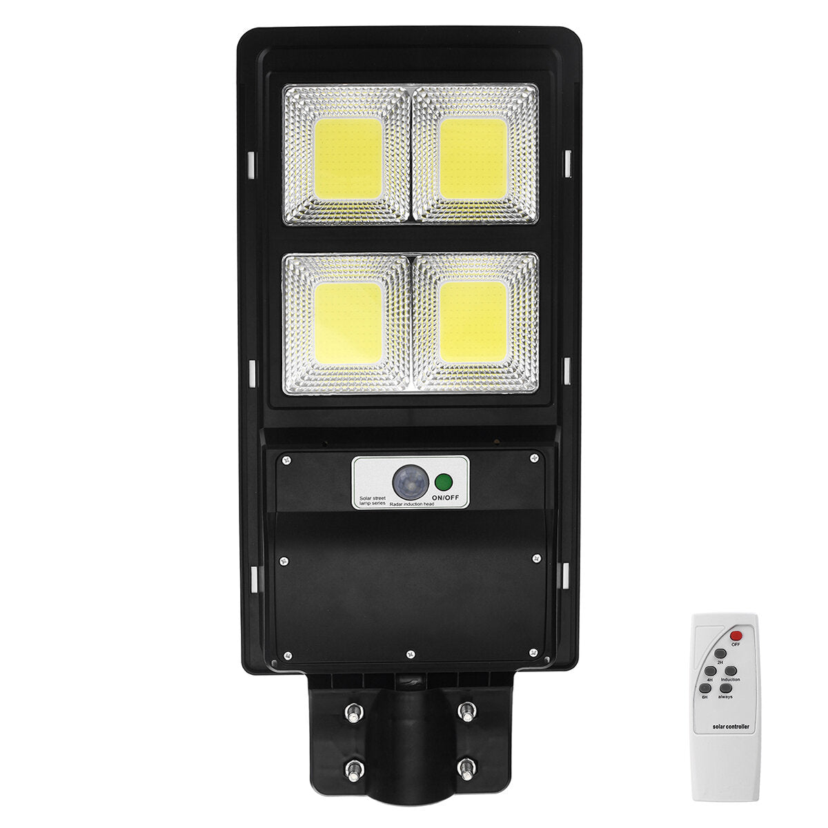 800-2000W 400/600/800 COB Solar Wall Street Light PIR Motion Garden Lamp Remote