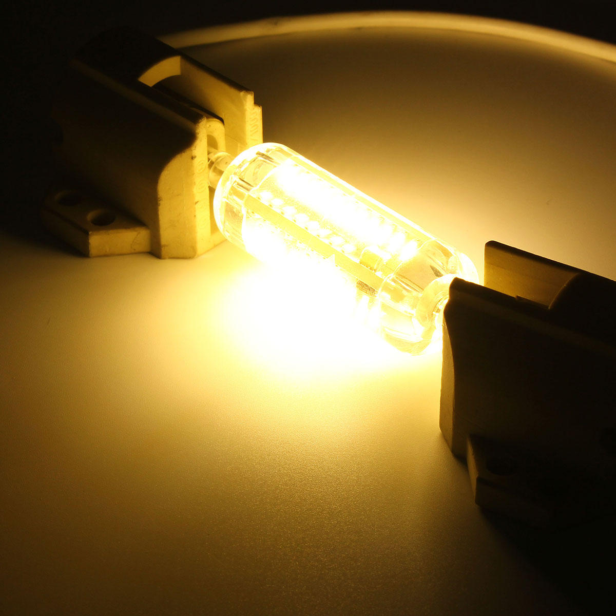 78mm 5W 76 SMD 4014 LED Pure White Warm White Light Lamp Bulb AC220V