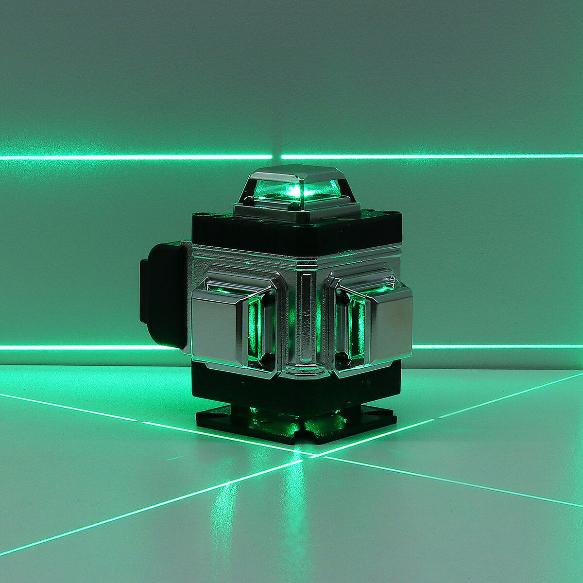 16Lines 360 4D Green Light Laser Level Auto Self Leveling Rotary Cross Measure Tool