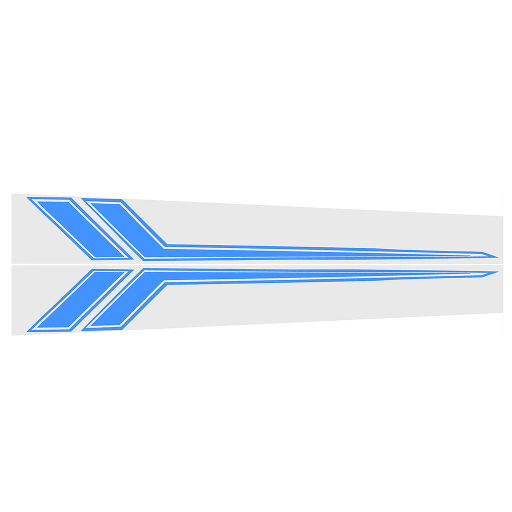 68''x8.5'' Car Decal Sticker Hash Stripe Racing Graphic Fender FOR Chevy