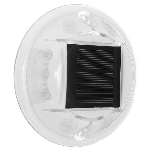 Solar Powered 10 LED Light Driveway Road Path Step Dock Outdoor Security Lamp
