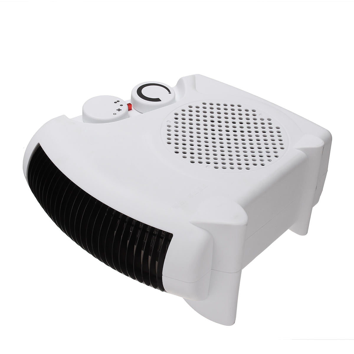 Mini Mute 1800W Electric Heater & Fan, 3 Speeds, Portable Desktop Warmer for Home/Office