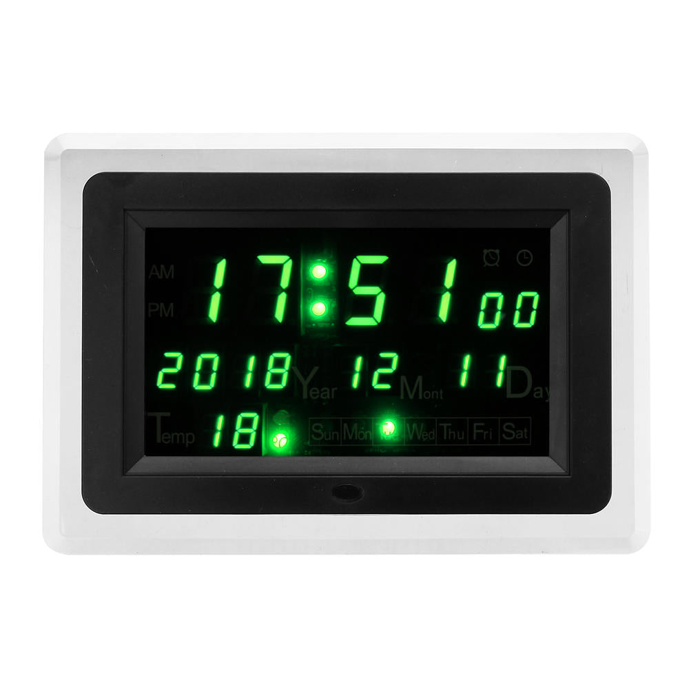 DC9-12V Electronic Calendar High Precision Clock ECL-1227 12/24 Hour C/F Switchble