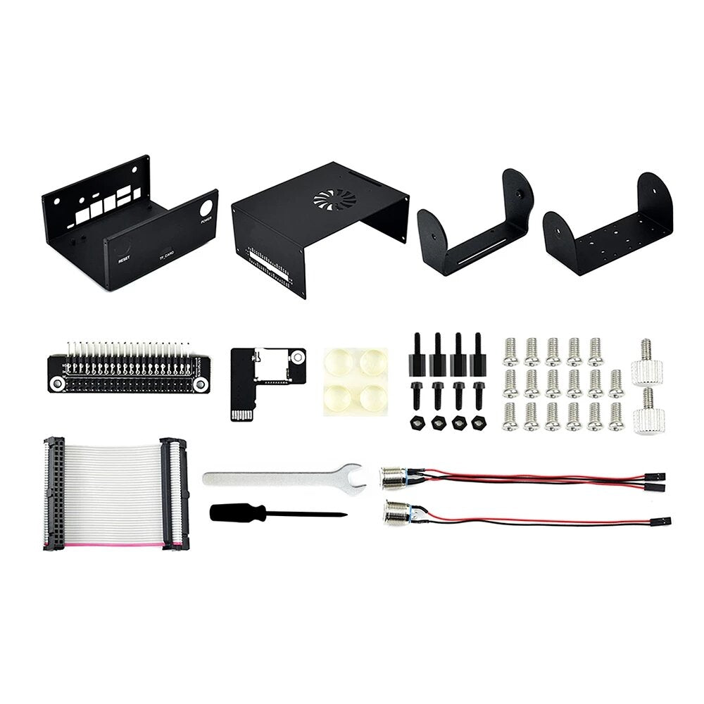 Nano Developer Kit Metal Case with Camera Holder Internal Fan Design Compatible with B01 and A02