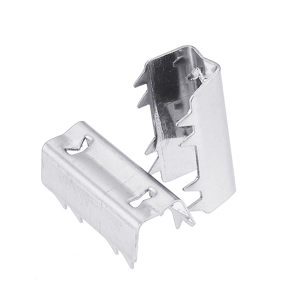 10pcs Synchronous Belt Clip Stainless Steel Sawtooth for 6mm Width Timing Belt