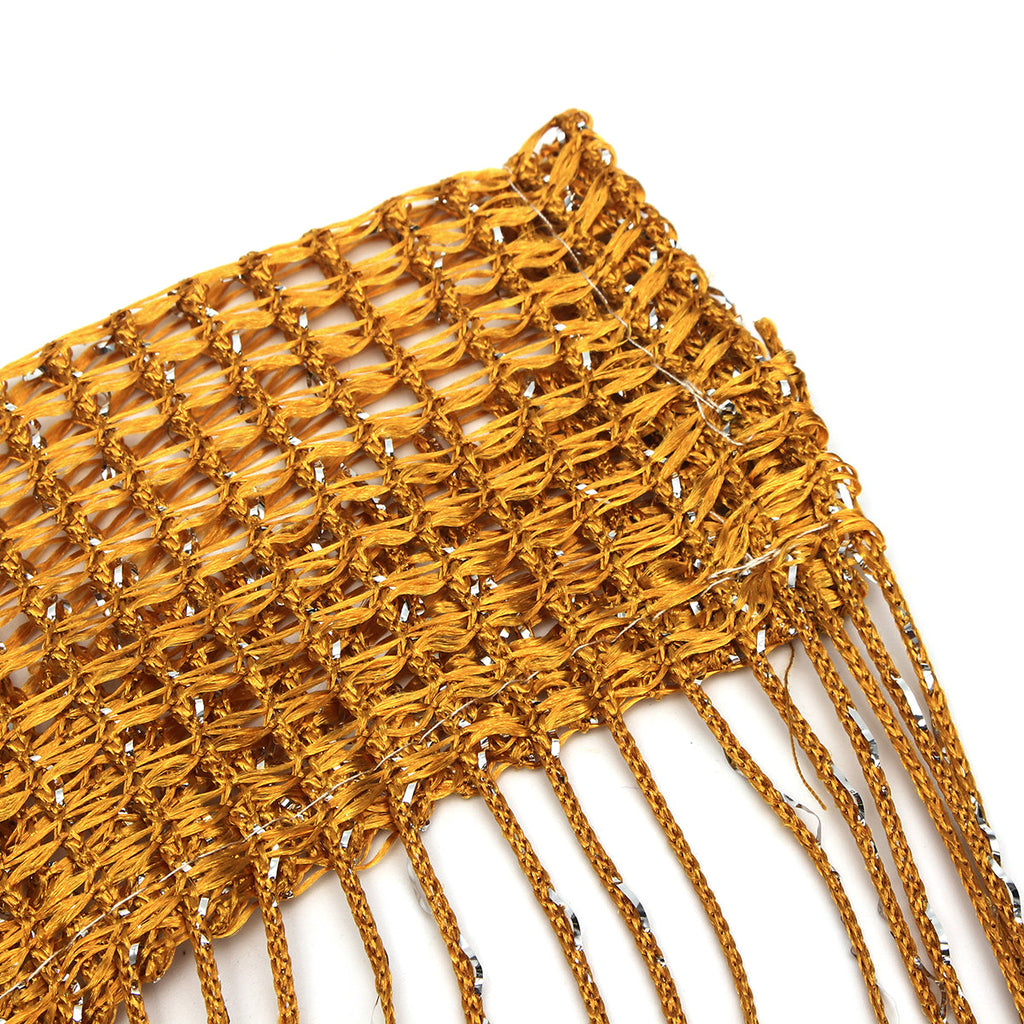 String Door Curtains Bead Window Panel Room Divider Crystal Tassel Fringe Beaded