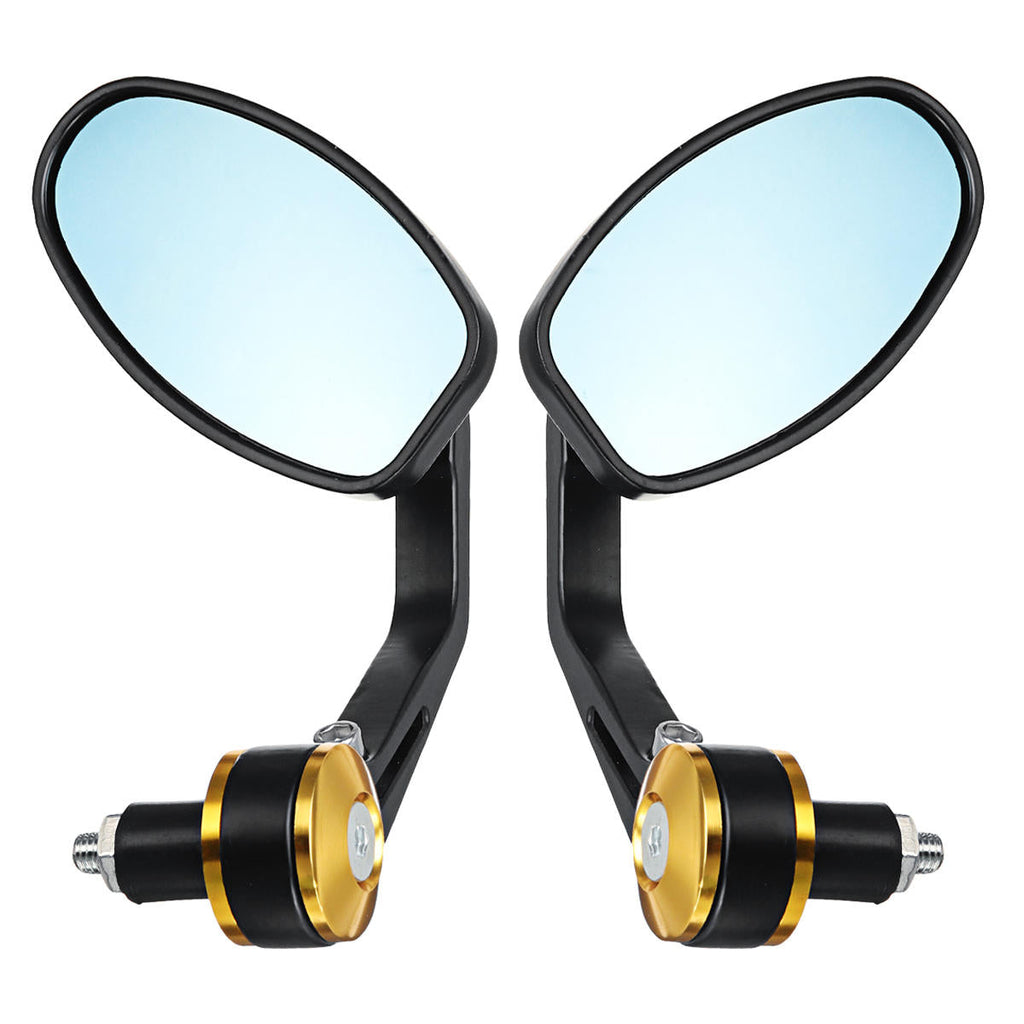 Pair Left Right Universal Handlebar Rearview Side Mirrors Motorcycle Scooter