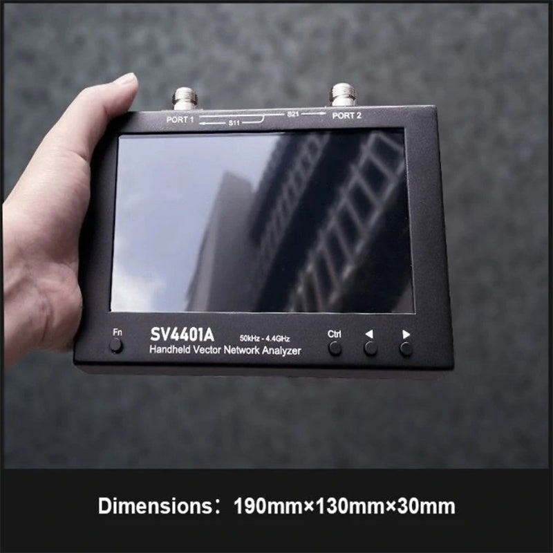 50KHz-4400MHz Vector Network Analyzer 7 inch Touch Screen 100db Dynamic NanoVNA Vector Network Analyzer