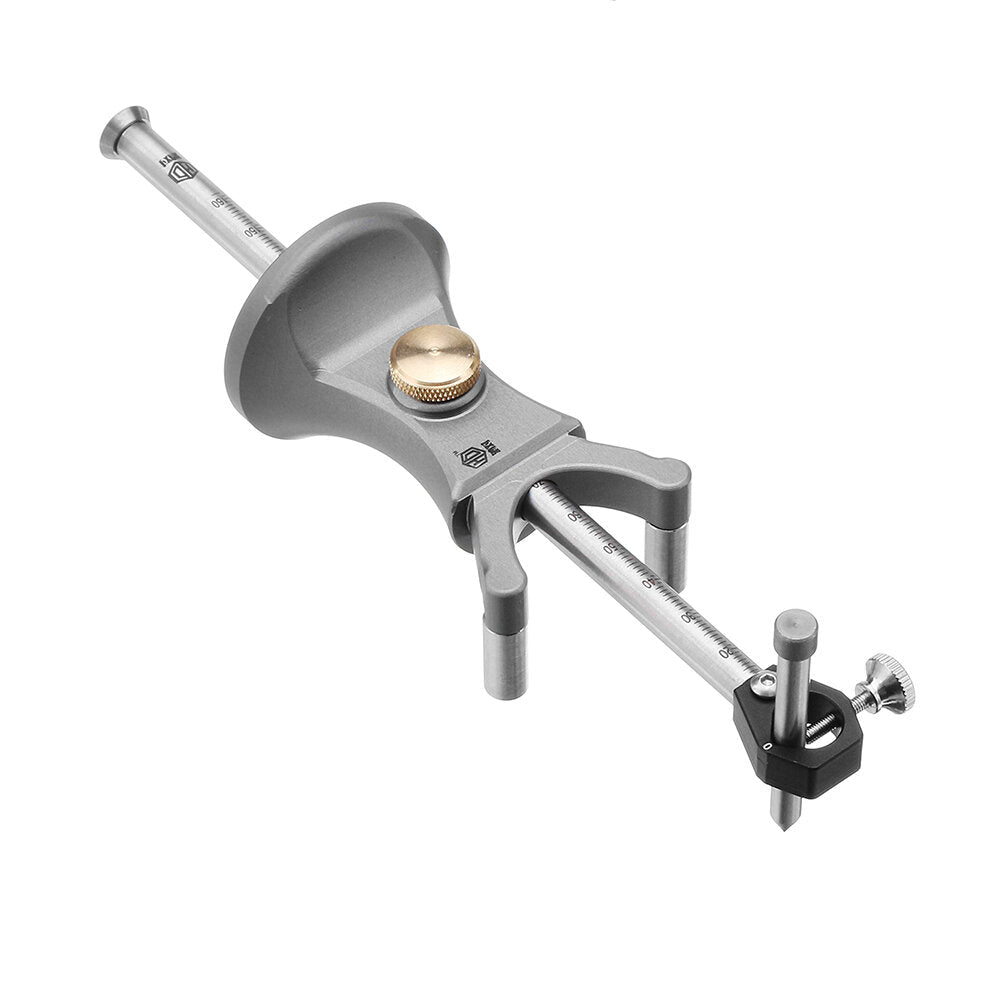 Adjustable Woodworking Arc Scriber Tool - Precision Linear Drawing with Tungsten Blade, 180mm, for Wood & More