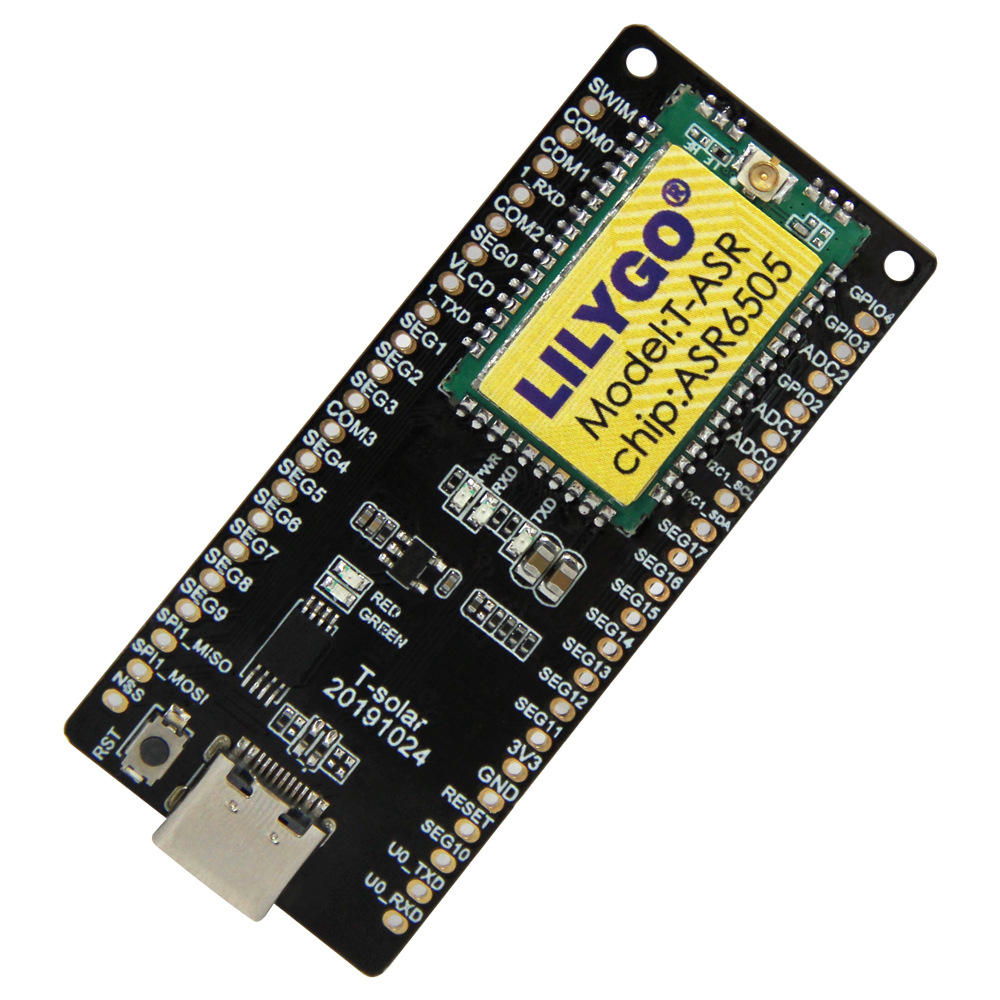 T-Solar Development Board ASR6505 Integrates SX1262LORa Module Solar Power Supply Interface