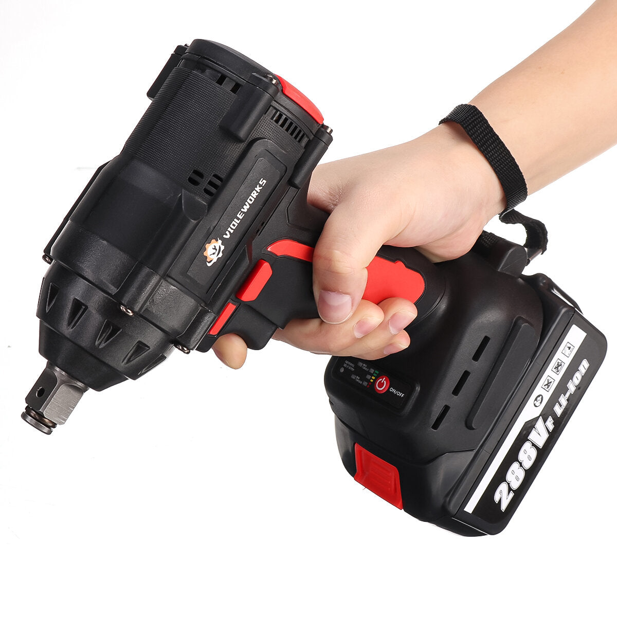 1/2" 520NM Max. Brushless Impact Wrench Motor Electric Wrench