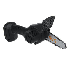24V Cordless Electric Chainsaw 4 Inch Portable Chain Saw Woodworking Cutting Tool