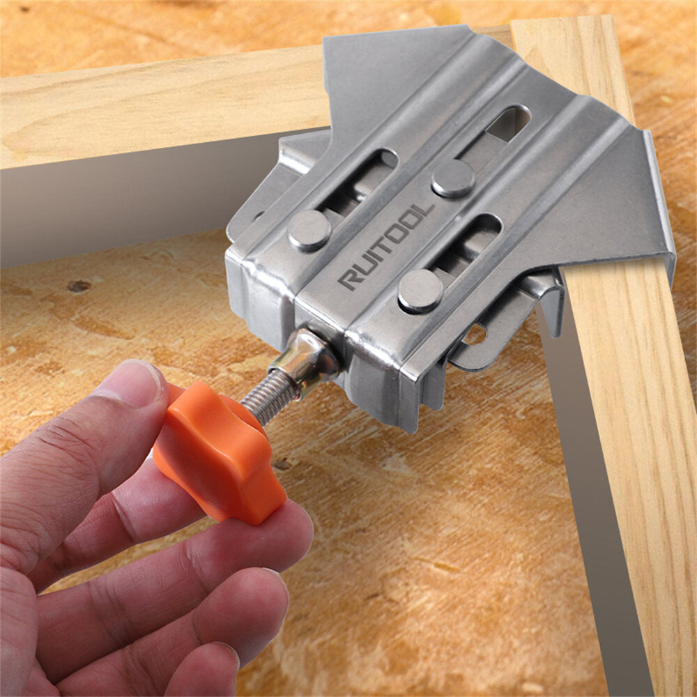 Dynamic Right-Angle Woodworking Clamp - Versatile for T & L Joints, Quick-Clamping, Adjustable Range 16-35mm, 1/2/4PCS Options