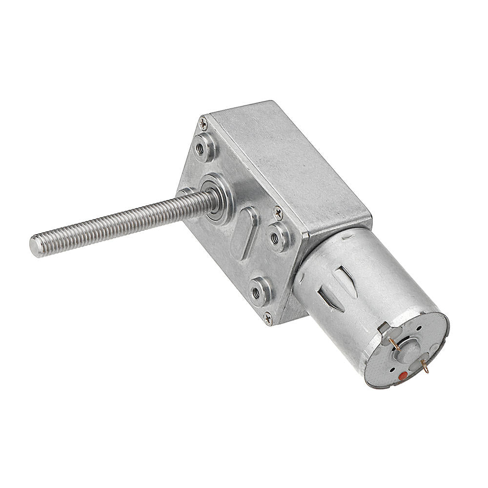 50mm-M6 Screw Worm Gear Motor DC 6/12/24V 150RPM Self-locking Reduction Gear Motor