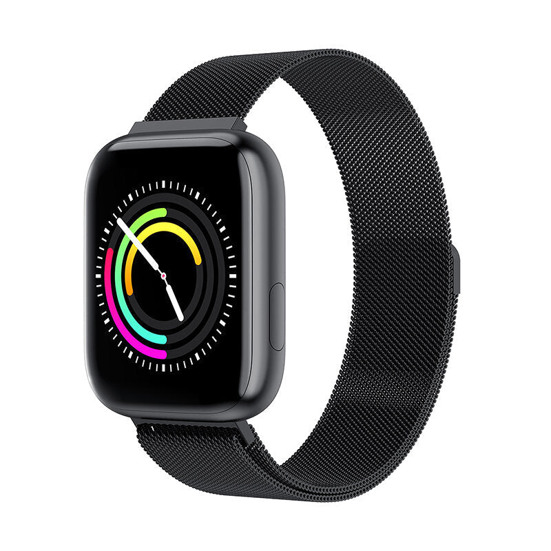 1.4inch Big Full Touch Screen 24h Heart Rate Blood Pressure O2 Monitor Weather Push Smart Watch