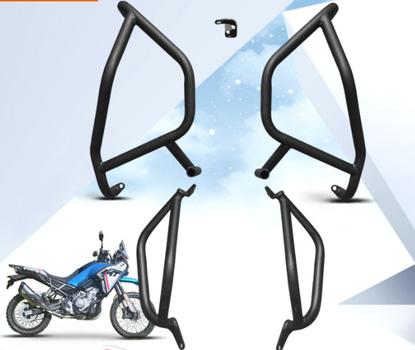 Motorcycle Anti-Fall Protection Engine Protective Kit Cover Crash Bar Frame Bumper For CFMOTO 450MT Anti-Crash Bar