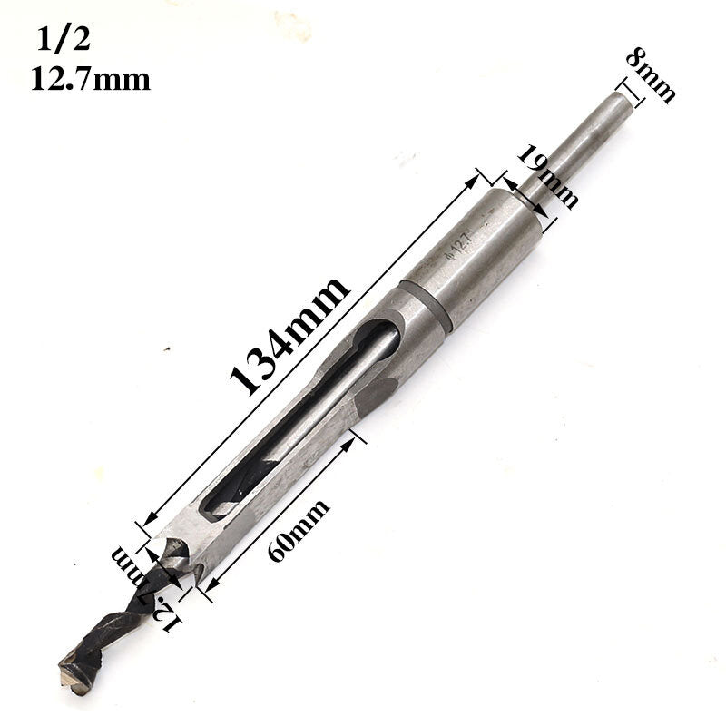 6mm-16mm Woodworking Square Hole Twist Drill Bit Square Auger Drill Mortising Chisel