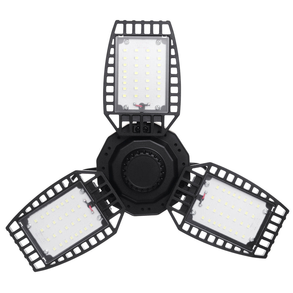 E26/E27 64/96LED Foldable LED Garage Light Workshop Supermarket Gym Lamp