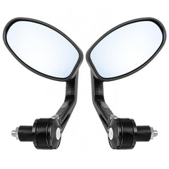 Pair Left Right Universal Handlebar Rearview Side Mirrors Motorcycle Scooter