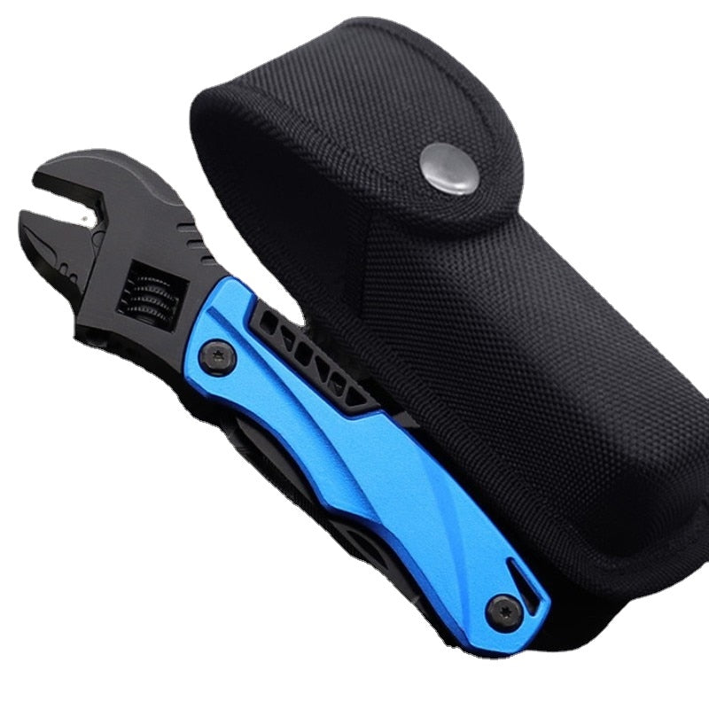 Multi Outdoor Camping Tools Adjustable Wrench/Car Multi-function Lifesaving Hammer Mini Pockets Multifunctional Tool