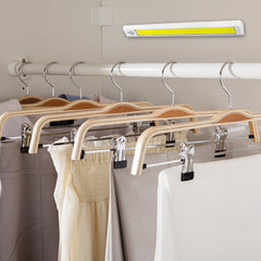 Night Light Mini Bedroom Corridor Wardrobe Cabinet Light Human Body Induction Home Lamp COB Battery