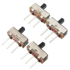 600pcs SS12D00G3 2 Position SPDT 1P2T 3 Pin PCB Fixture Panel Mini Vertical Slide Switch