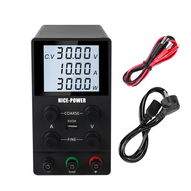 0-120V 0-3A Adjustable Lab Switching Power Supply DC Laboratory Voltage Regulated Bench Digital Display DC12V Power Supply Maintain