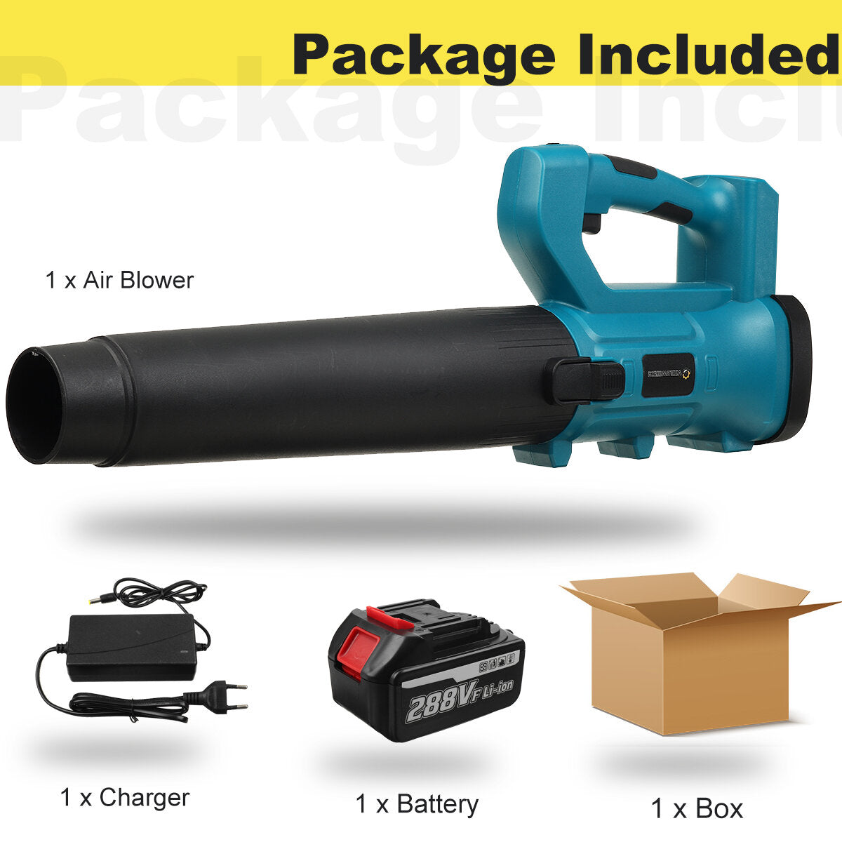 18000RPM Cordless Electric Air Blower Vacuum Cleannig Dust Blowing Dust Collector Leaf Blower