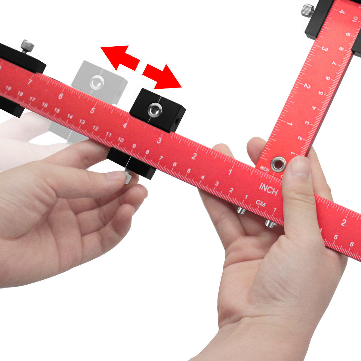 Adjustable Cabinet Hardware Jig for Precise Handle & Knob Installation - Durable, User-Friendly, Versatile Tool