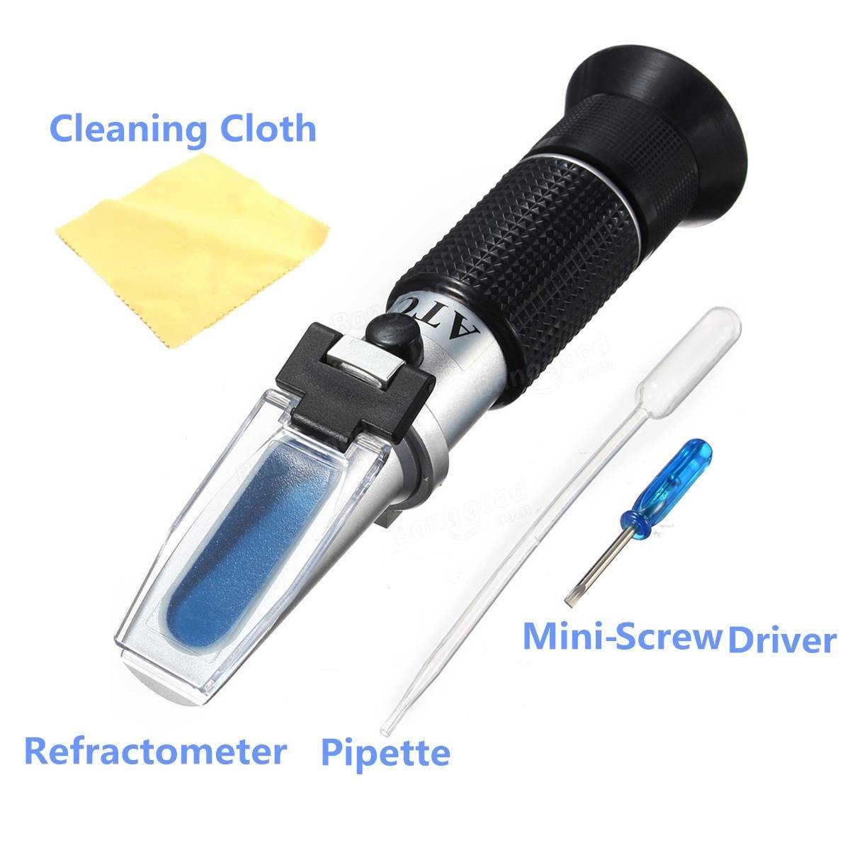 ATC Automatic Car Vehicle Battery Antifreeze Fluids Refractometer Glycol Ethylene Propylene Tester