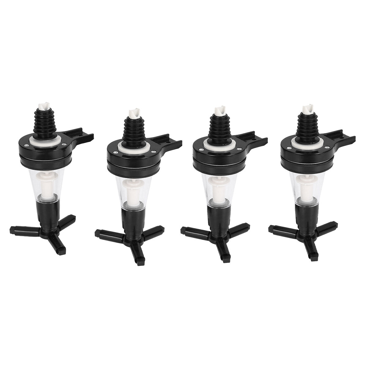 30ml Capacity Wall Mounted Stand 4 Bottle Alcoholic Drink Dispenser for Home Bar Drink Dispenser Pourer Rack