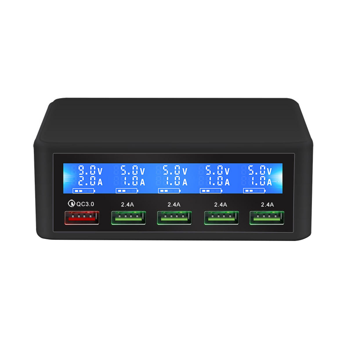 QC3.0 Quick Charge 5-Port USB Charger USB Charging Station Power Charger Adapter