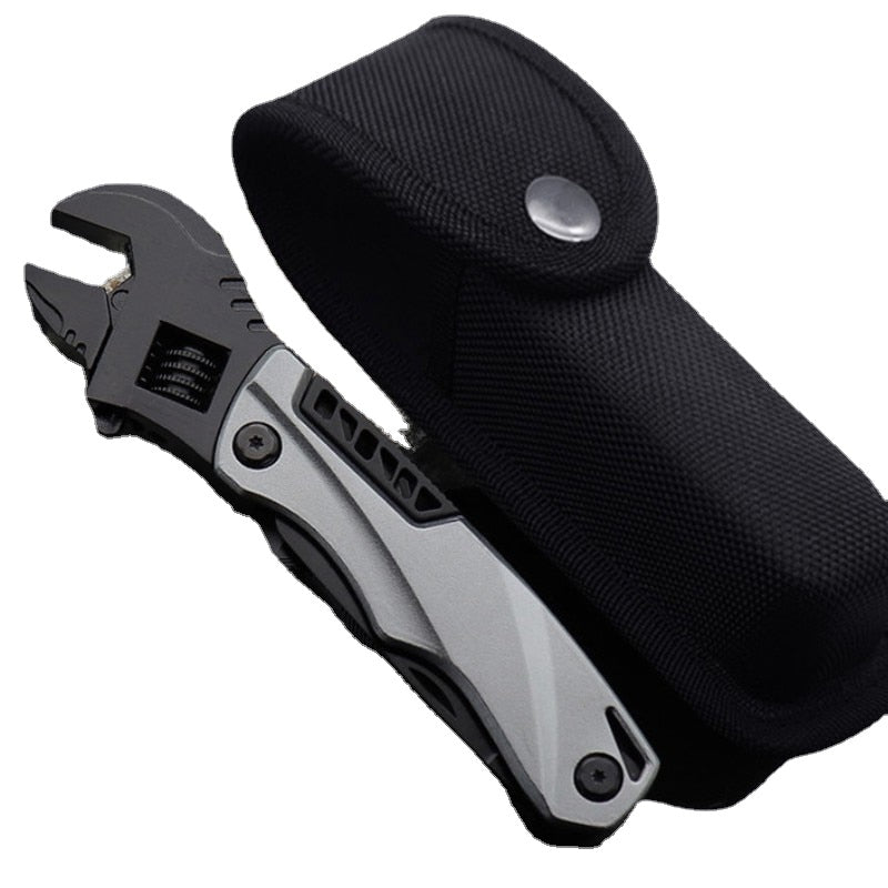 Multi Outdoor Camping Tools Adjustable Wrench/Car Multi-function Lifesaving Hammer Mini Pockets Multifunctional Tool