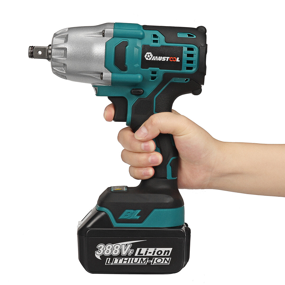 388VF 3000RPM 1600N.m Brushless Cordless Electric Wrench 3 in 1 Switch for Tire Removal