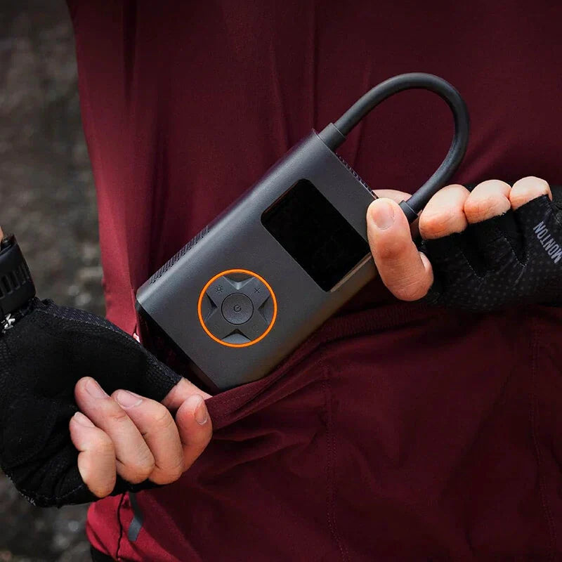 150PSI Smart Bike Pump - 5 Inflation Modes, Fast Charging, LED Display, Portable for Bikes/Cars/Balls