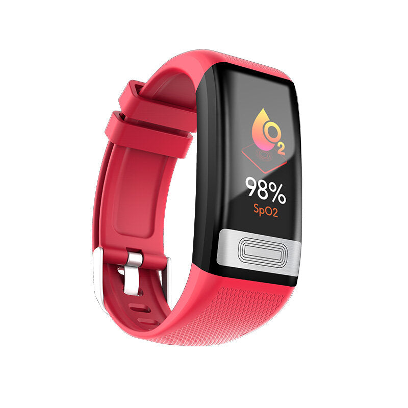 CG Heart Rate Blood Pressure Monitor 1.14inch Brightness Control USB Charging IP67 Waterproof Smart Watch