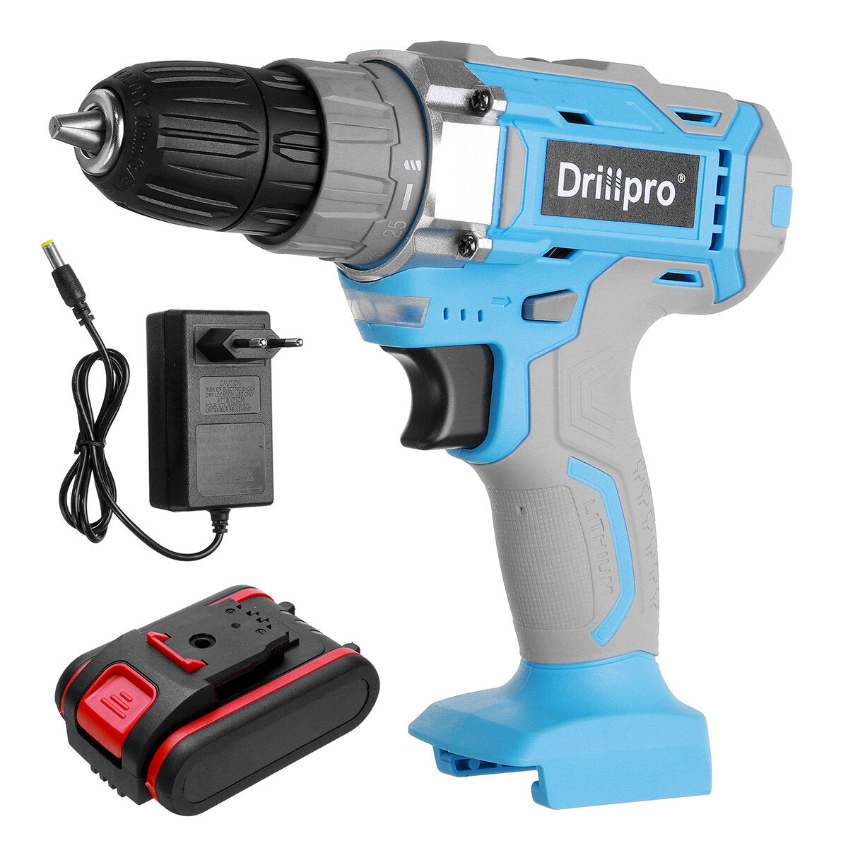 1200rpm 1.5AH Electric Drill Wood Drilling Screwdriver Woodworking Tool with Battery