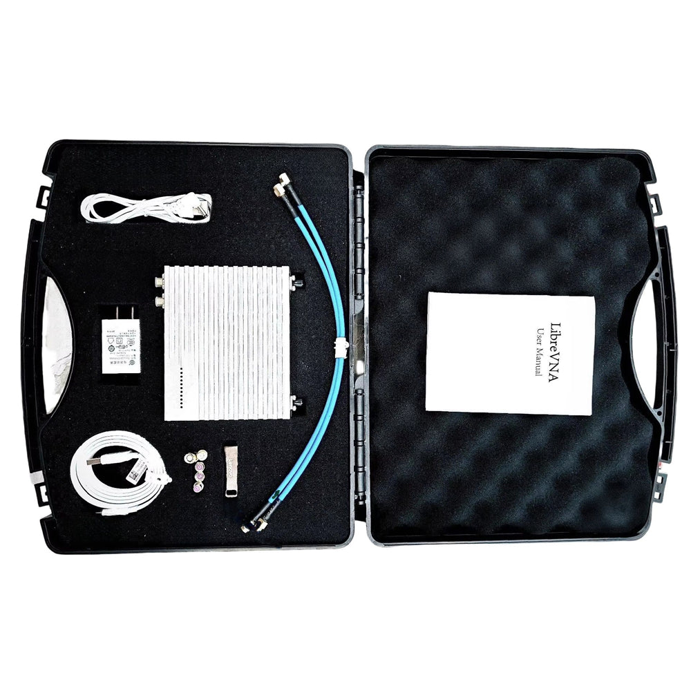 Dual Port Vector Network Analyzer 100kHz to 6GHz Enhanced Heat Dissipation Military Grade Flange Connector RF Testing Precision Calibration Tools