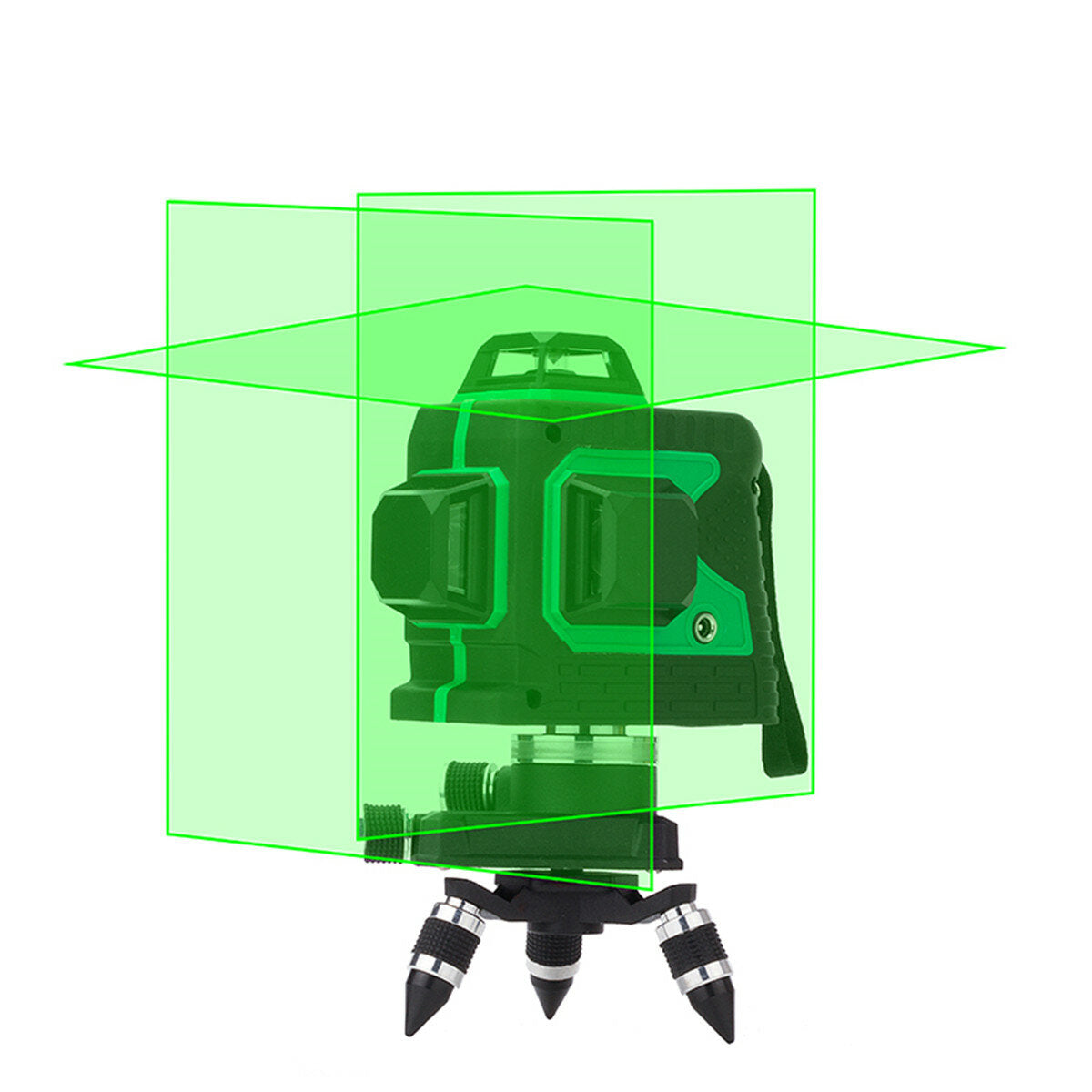 3D Green Auto Laser Level 12 Lines 360 Horizontal & Vertical Cross Build Tool Measuring Tools with 2 Batteries