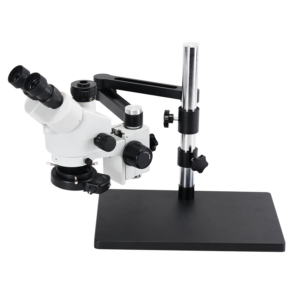 51MP 2k Trinocular Stereo HDMI Microscope Camera 7X-45X Continuous HD Zoom Stereo Trinocular Microscope For Phone Repair