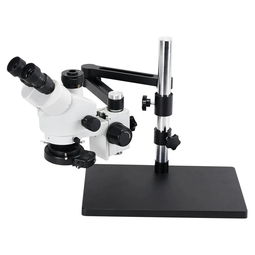 51MP 2k Trinocular Stereo HDMI Microscope Camera 7X-45X Continuous HD Zoom Stereo Trinocular Microscope For Phone Repair