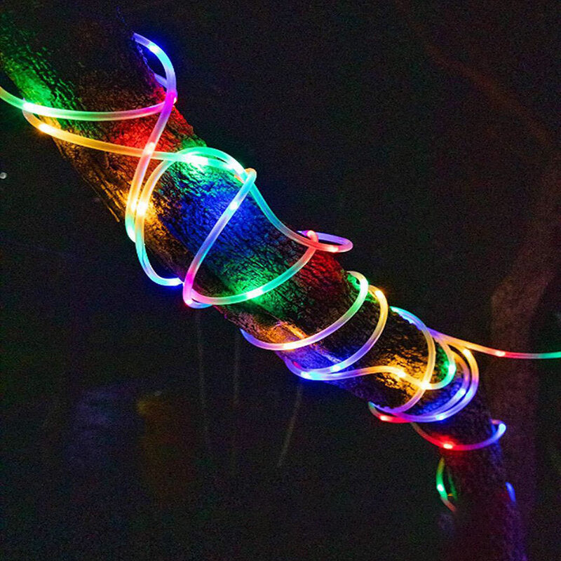 3M USB+Power Supply LED Matte Hose String Light Copper Wire Tube Strip Lamp Remote Control