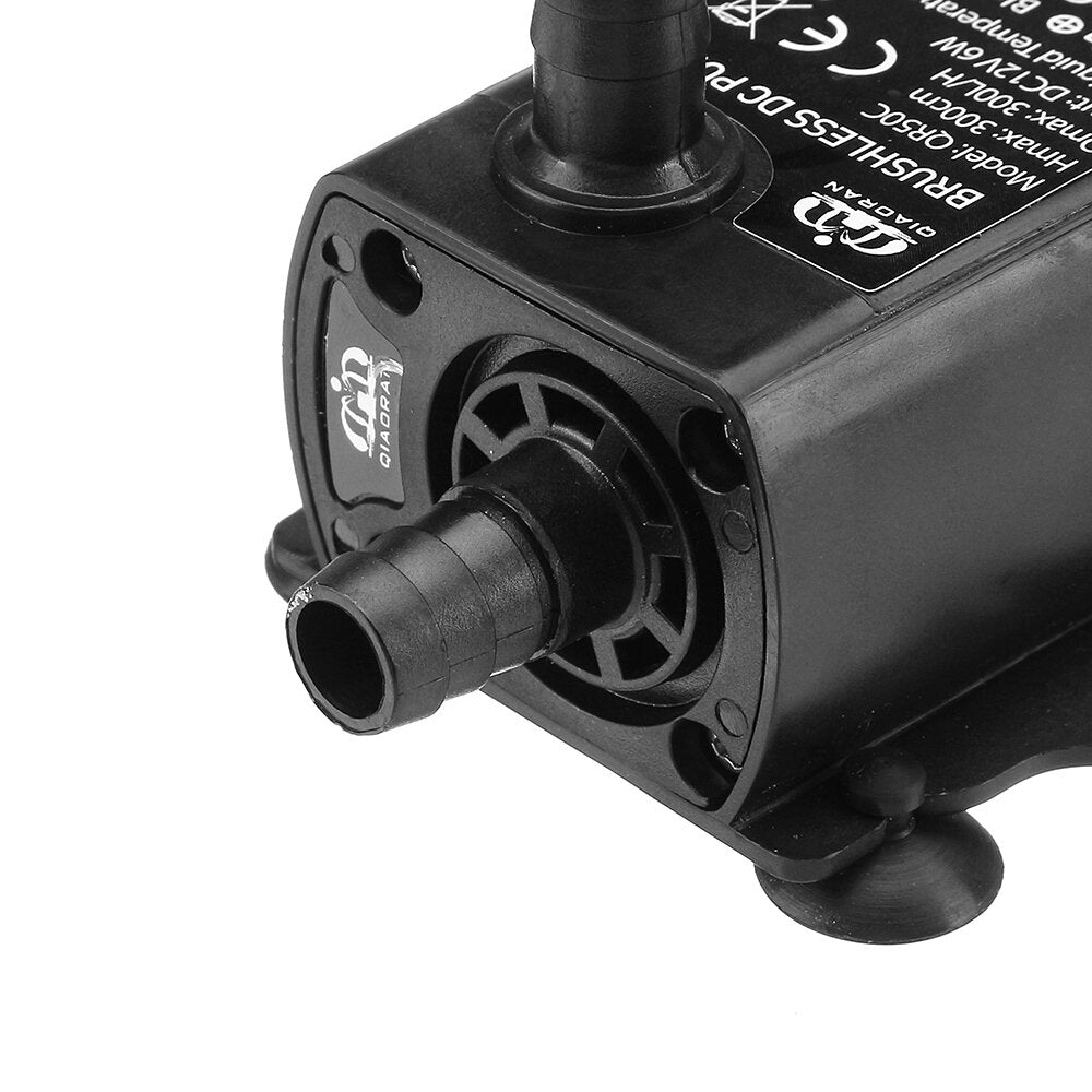 DC 5V 12V 6W Water Pump USB Female Plug Ultra-quiet Mini Brushless DC Water Pump
