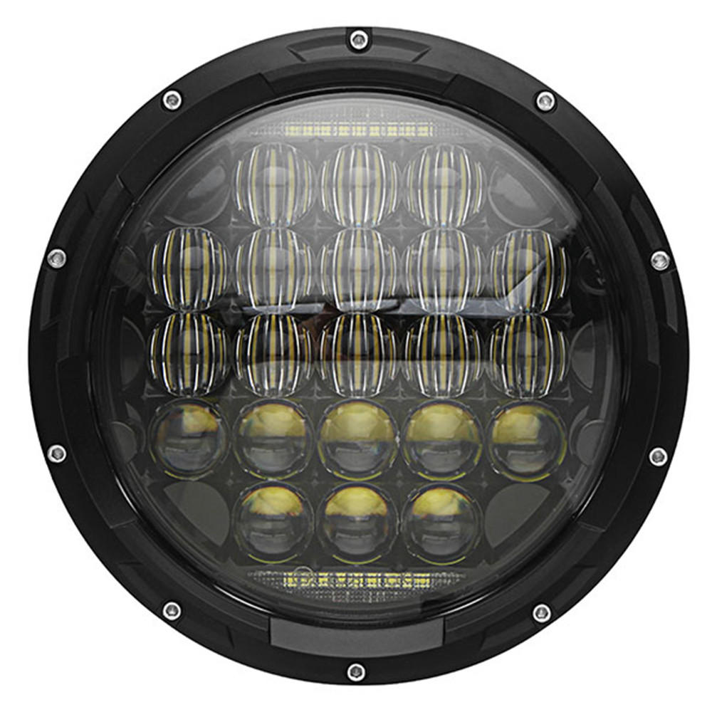7 Inch 75W 6500K Motorcycle Stainless LED Headlights 5D Lens High/Low Beam Waterproof IP67