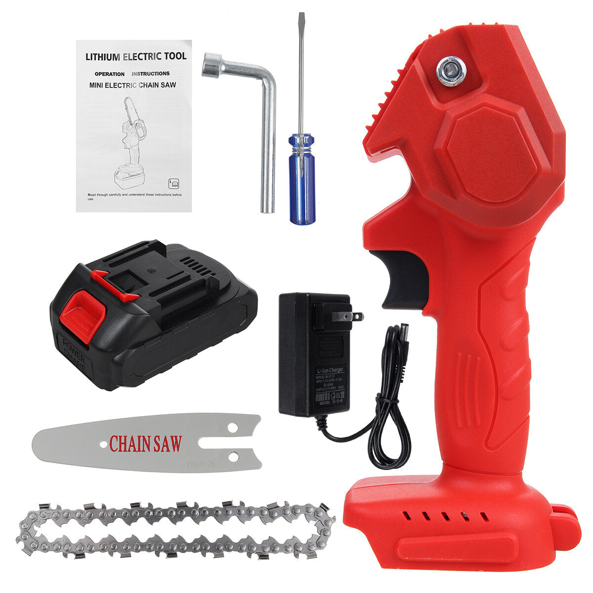 26V 4inch Rechargeable Portable Saw Woodworking Electric Saws High Carbon Steel