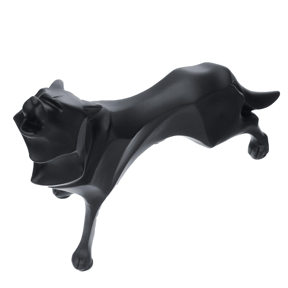 Modern Abstract Art Wolf Statue Resin Geometric Resin Model Gift Decorations