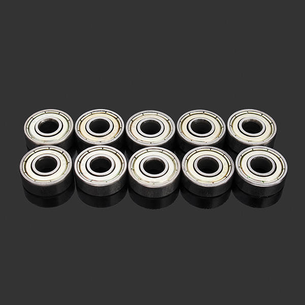 10pcs 6x17x6mm 606zz Steel Sealed Shielded Deep Groove Ball Bearing